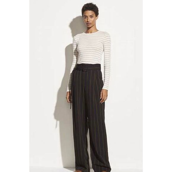 Vince Pants - VINCE Striped Wide Leg Pants - size 6